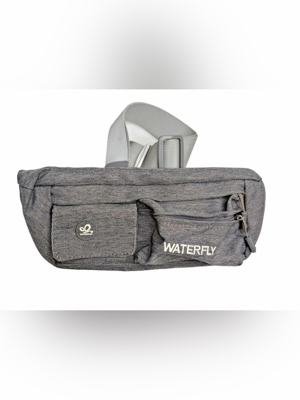Waterfly Utility Lightweight Water Resistant Fanny Pack (Heather Grey)